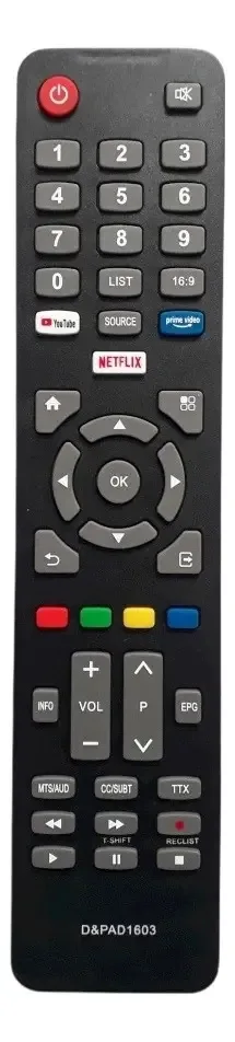 Controle remoto para Challenger TV e Hyundai Smart TV