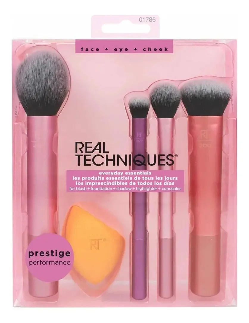 Conjunto Real Techniq de 4 pincéis