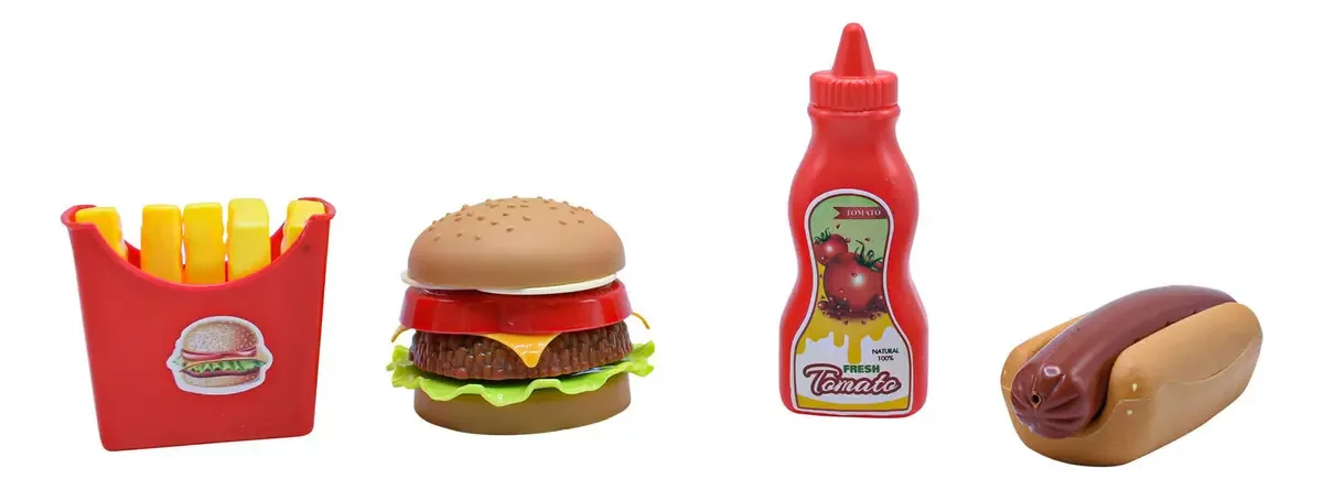 Conjunto de brinquedos Comida Rápida Vdm