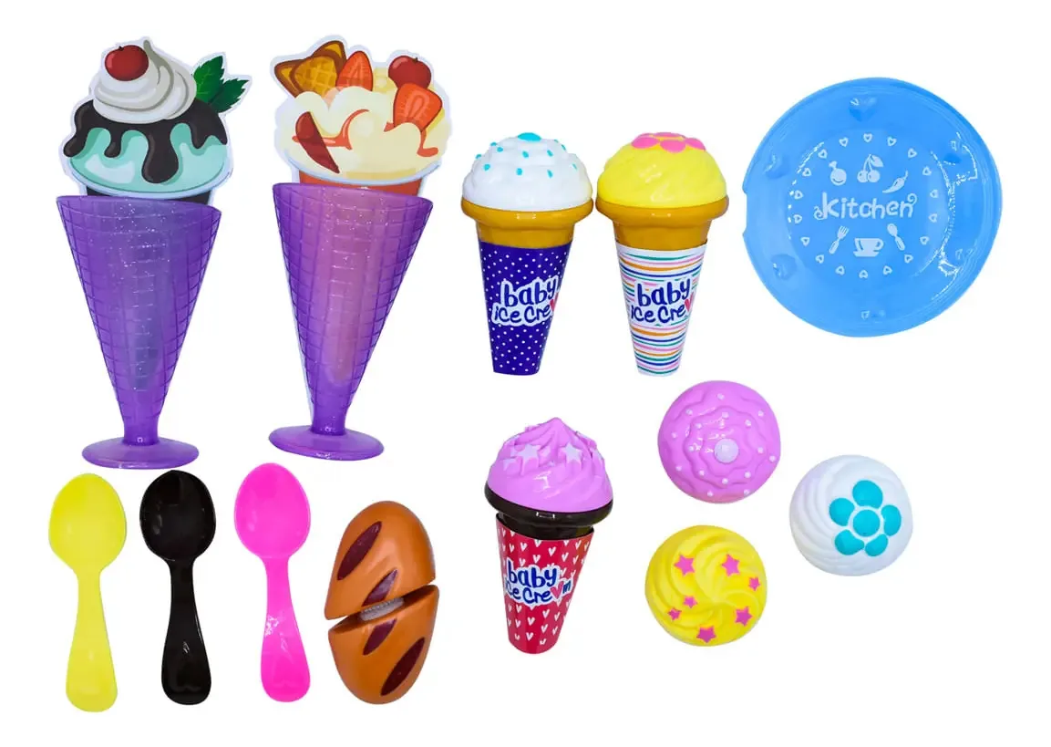 Conjunto de sorvetes e muffins Vdm Toys