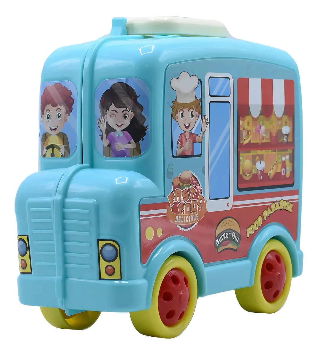 Conjunto de carrinho de comida Vdm Toys 2 em 1