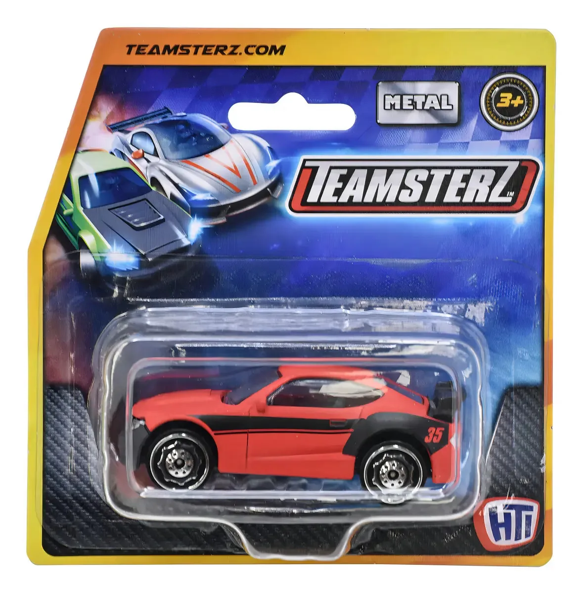 Carro colecionável vermelho Teamsterz