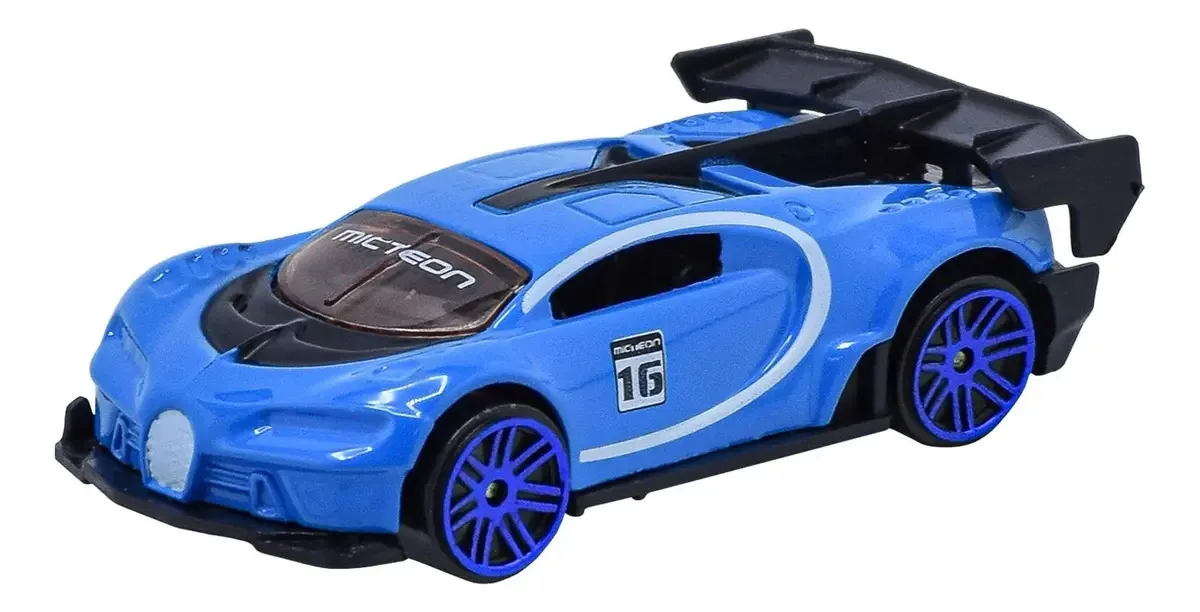 Carro azul Hurricane Fast Road Design