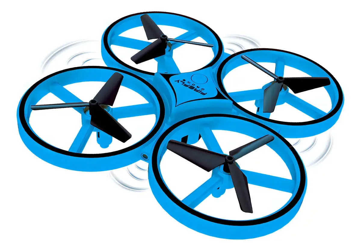 Brinquedo ajustável à mão Drone Rc Sky Control Logic Blue Color