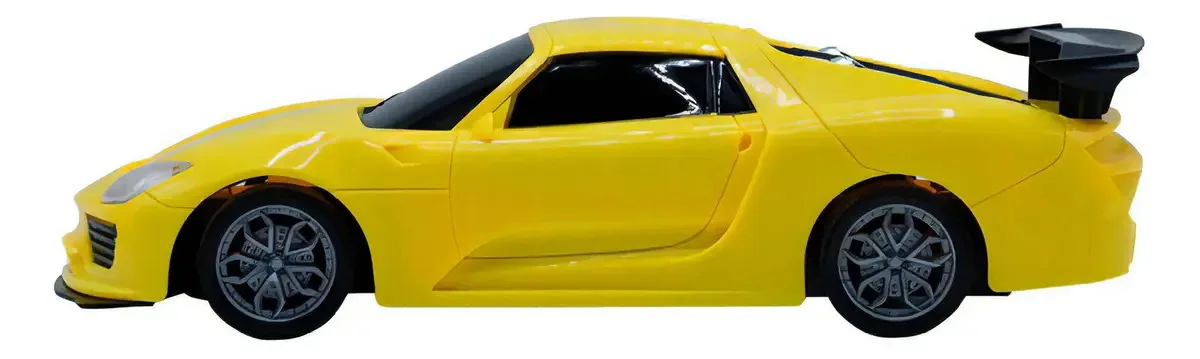 Brinquedo Carro Rc Super Sport Logic Color Amarelo