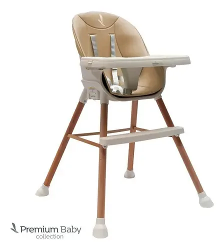 Cadeira De Alimentação Executive 5 Em 1 Bege- Premium Baby Bege Executivo