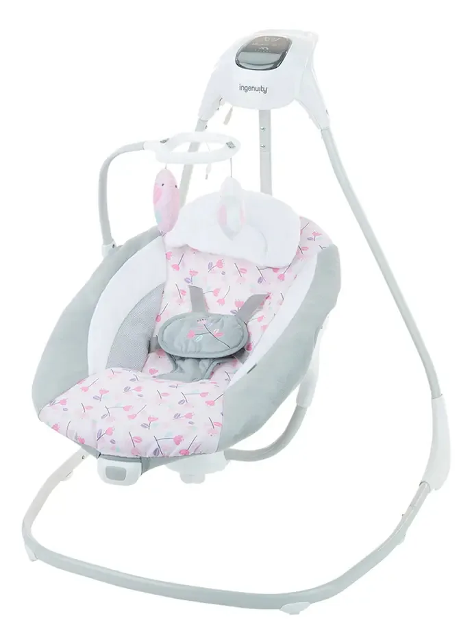 Balanço vibratório para bebês Ingenuity Light Pink