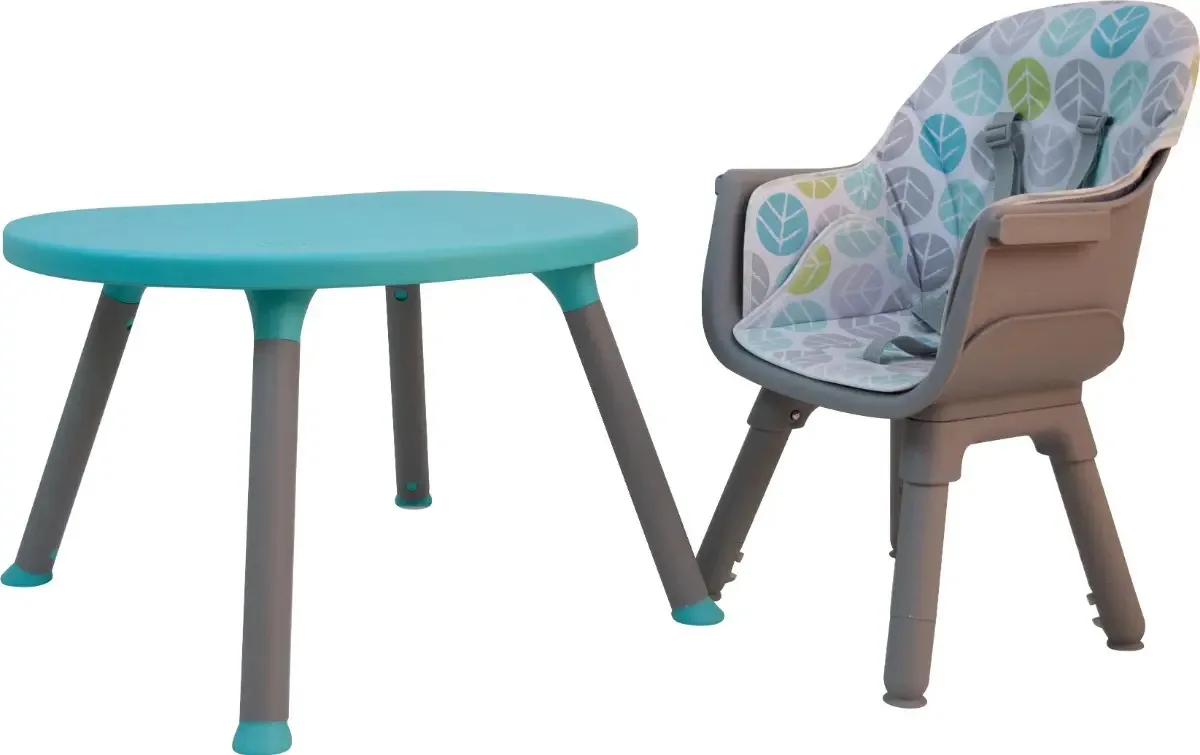 Cadeira De Alimentação Sydney Verde/turquesa Premium Baby