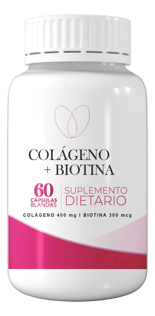 Suplemento de colágeno neutro e biotina