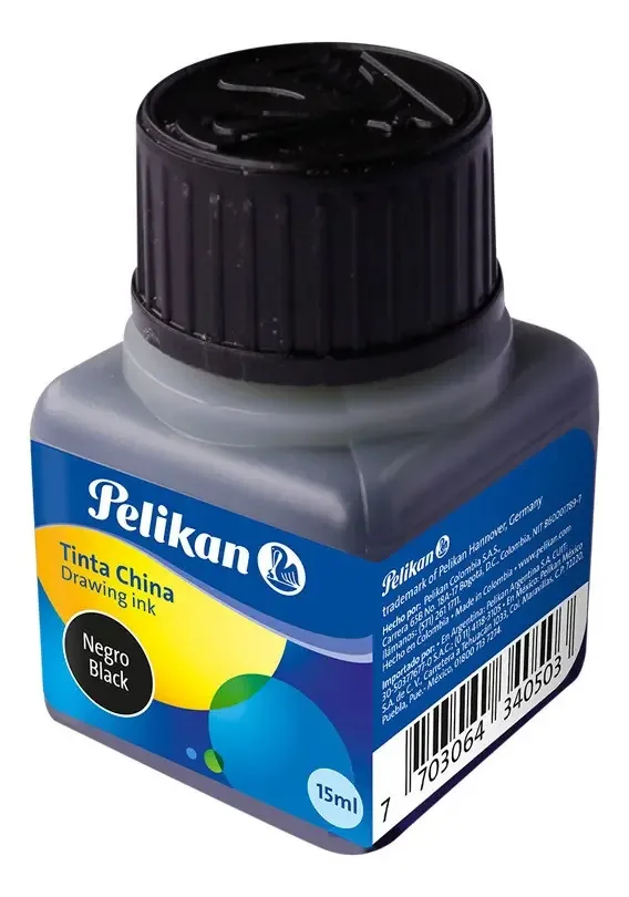 Tinta preta chinesa Pelikan 27820 X15cc