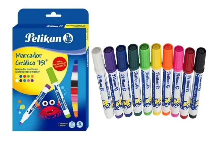 Caixa de marcação gráfica Pelikan 751 x 10 unidades