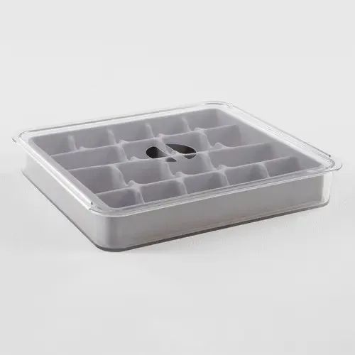 Composição de porta-joias e acessórios Cor: Cinza