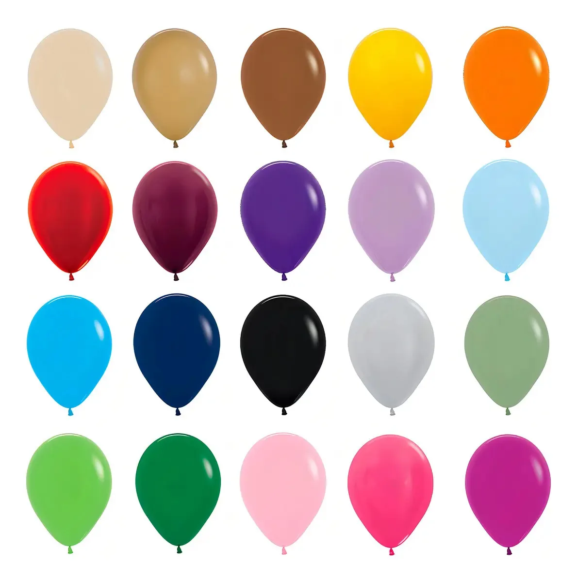 Globos Sempertex R9 X50 Cor Branco Moda Redondo
