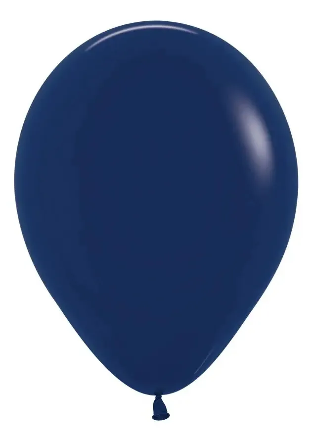 Balões redondos de moda Sempertex R12 X12 azul marinho