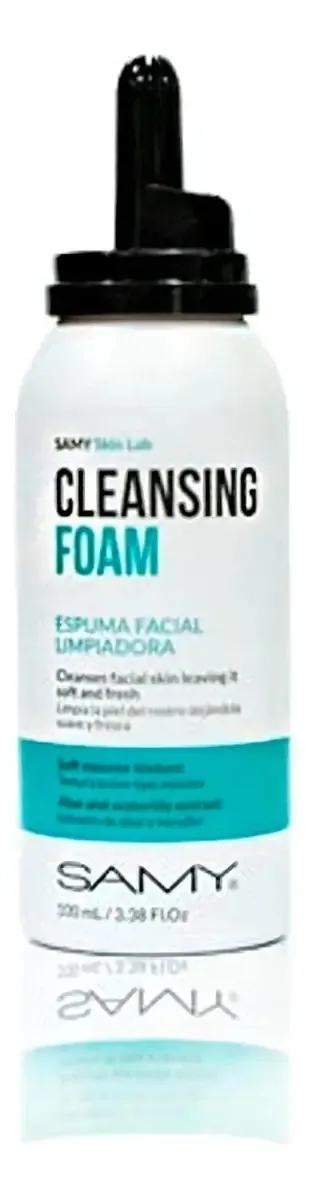 Espuma facial de limpeza Samy