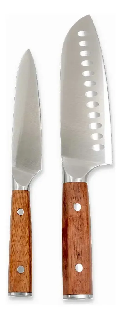 Facas de madeira Ambiente Gourmet Setx2