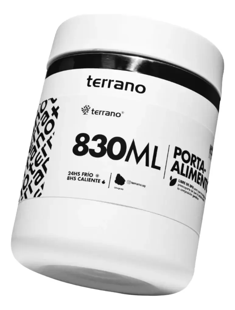 Recipiente de alimentos branco Terrano 830ml