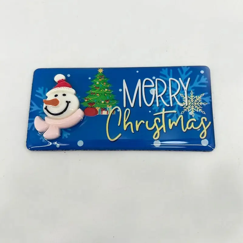 Iman 4x9cm Snowman Feliz Natal