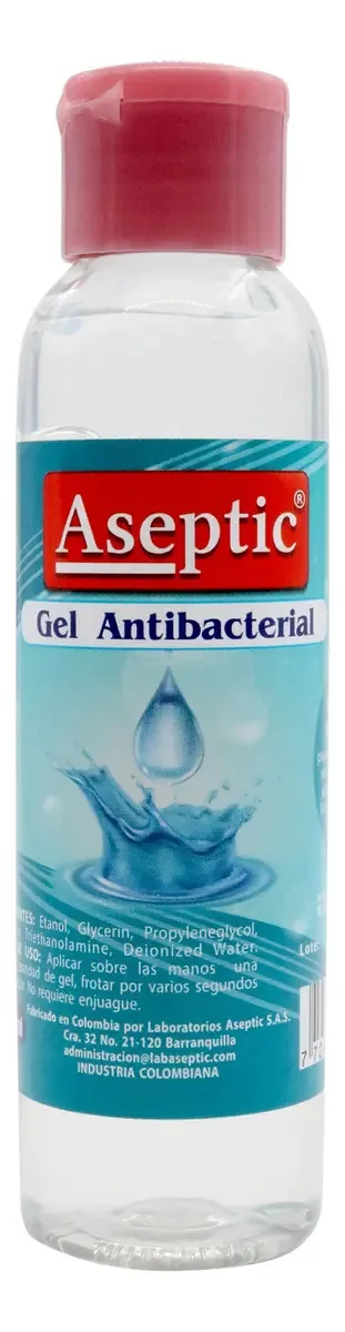 Álcool em gel asséptico