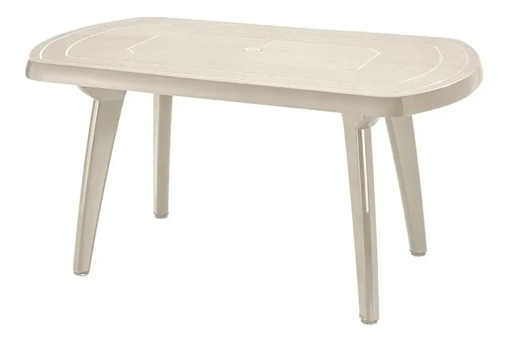 Mesa de 6 lugares Lotus Rimax Taupe