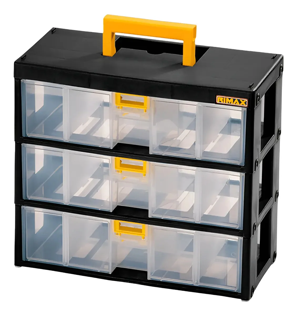 Organizador de gavetas modular 3x80 azul petróleo