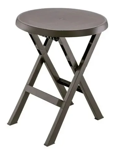Mesa dobrável Chocolate Rimax R9615 cor marrom