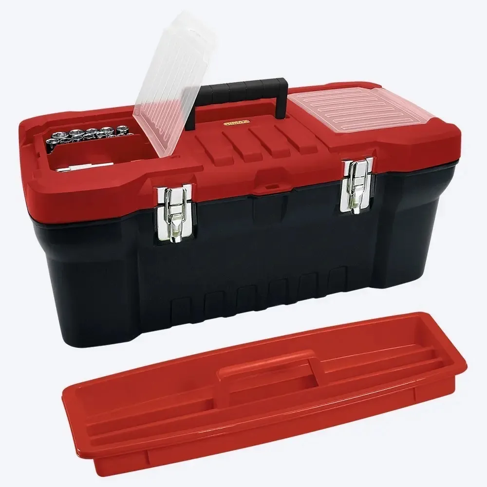 Caixa de ferramentas preta de 20" Plus