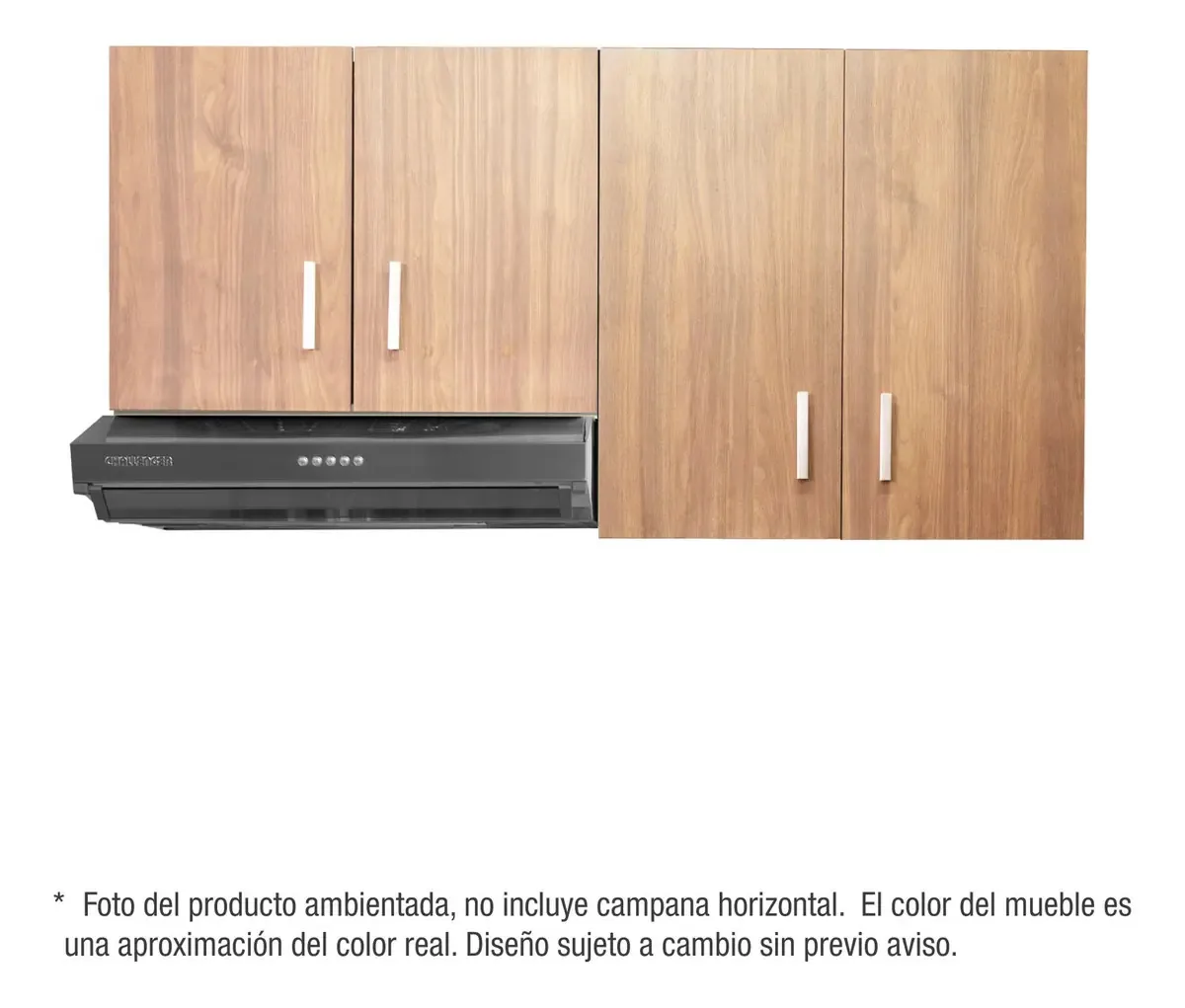 Mobiliário Aéreo 120 cm/4 Portas/Microondas/Acandi