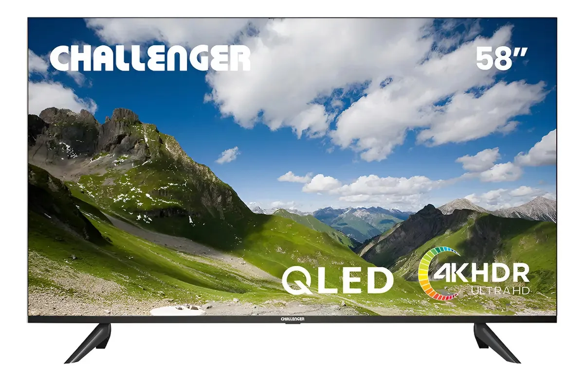 Smart TV Qled de 50 polegadas Google TV Challenger