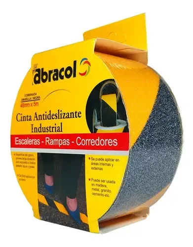 Fita antiderrapante industrial x 5 metros, escadas, rampas