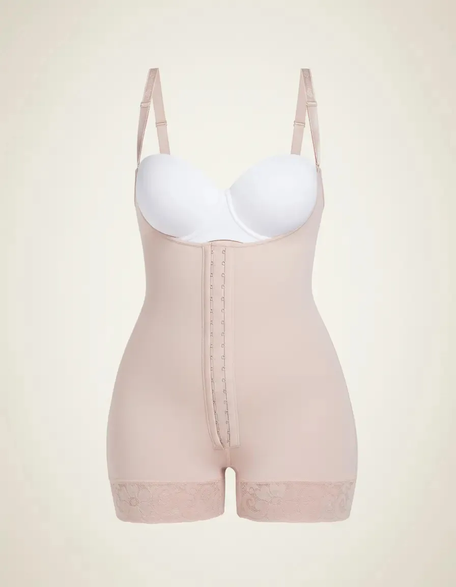 Cintas de emagrecimento Marías Fp100 Colombian Buttock Lift, cor: bege, tamanho G