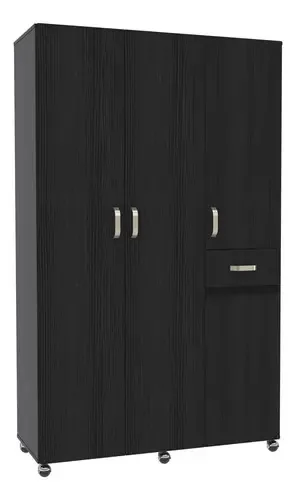 Armário Nova 120 Wengue Cor Preto