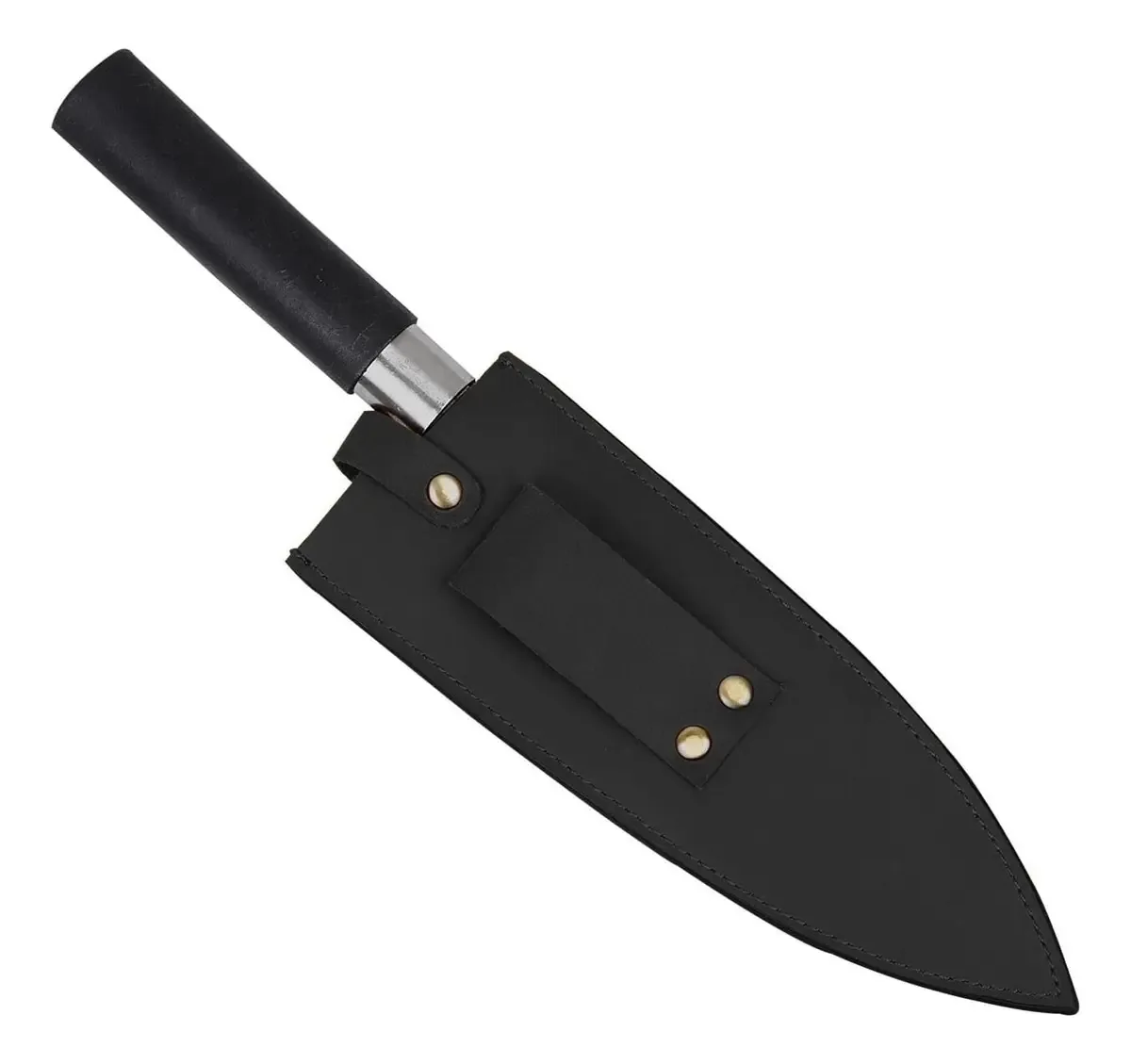 Estojo de faca Chef de couro de 20 cm com clipe
