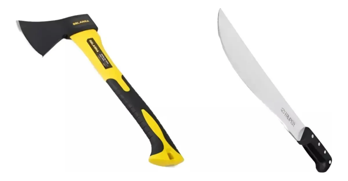 Combinação Axe Plus Machete Truper ideal para poda
