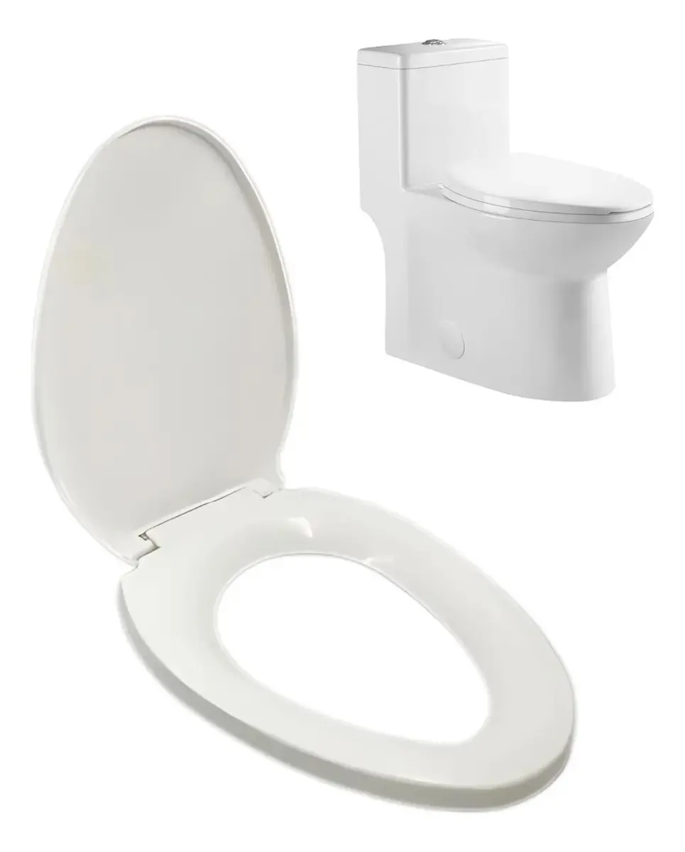 Assento alongado branco