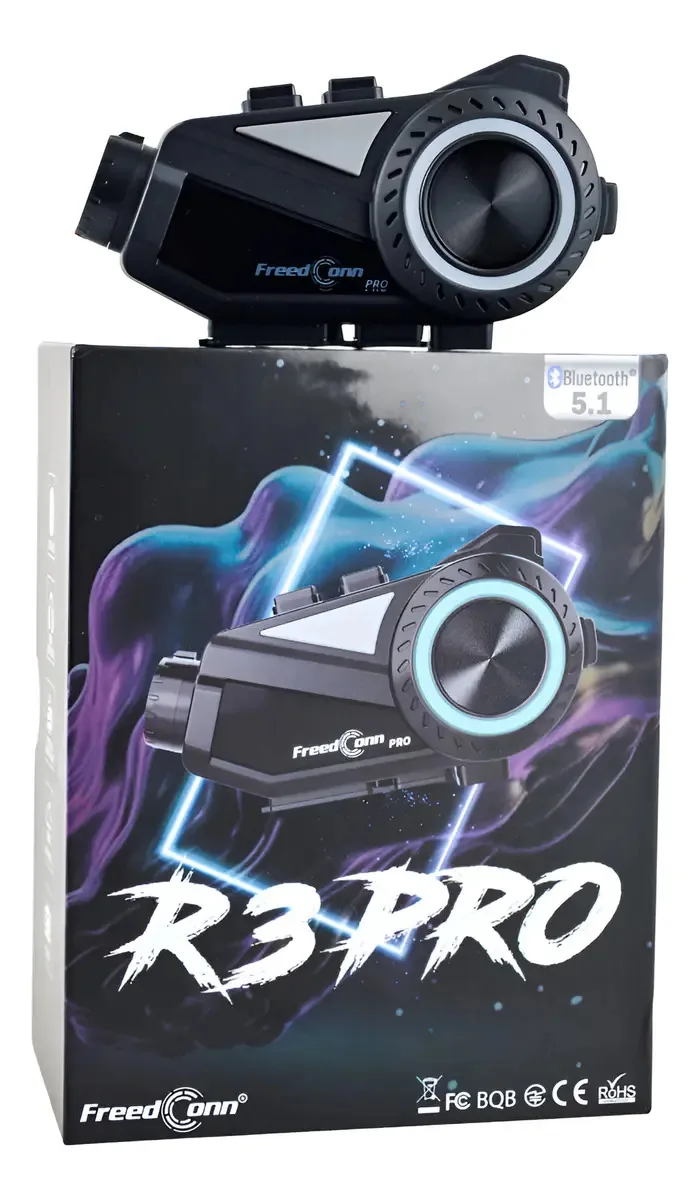 Intercomunicador de câmera Freedconn R3 Pro, Bluetooth 5.1