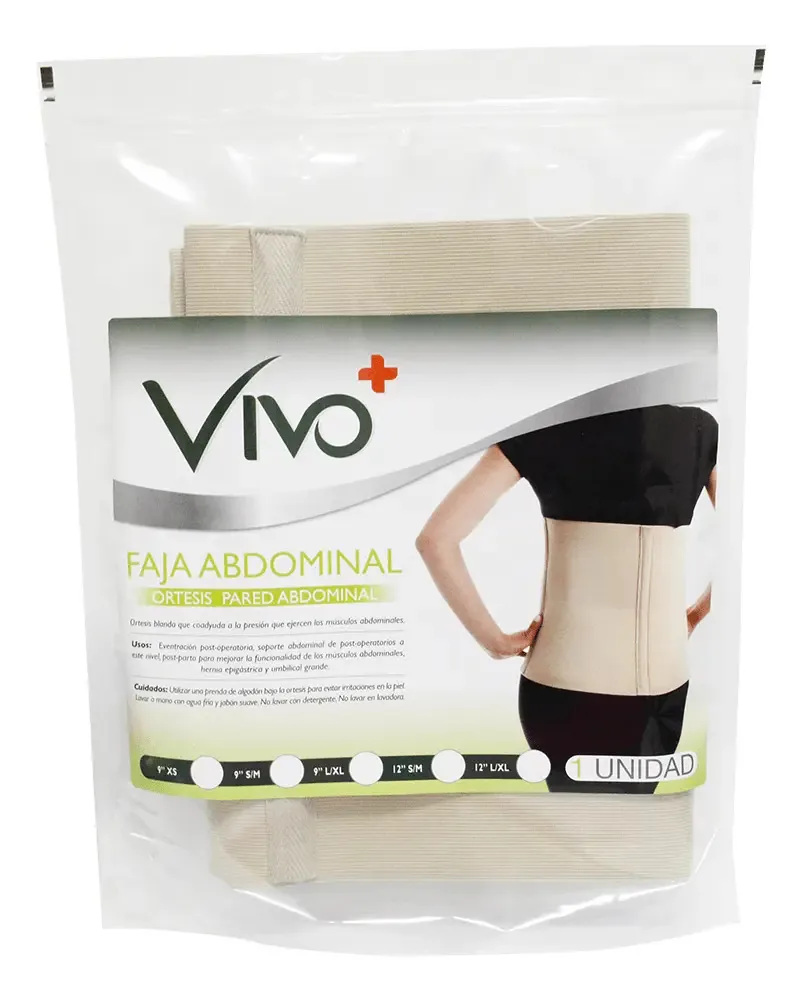 Cinto abdominal Vivo+ 12 S/m S