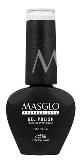Esmaltes Masglo Gel Polish Semi - mL Color Francés