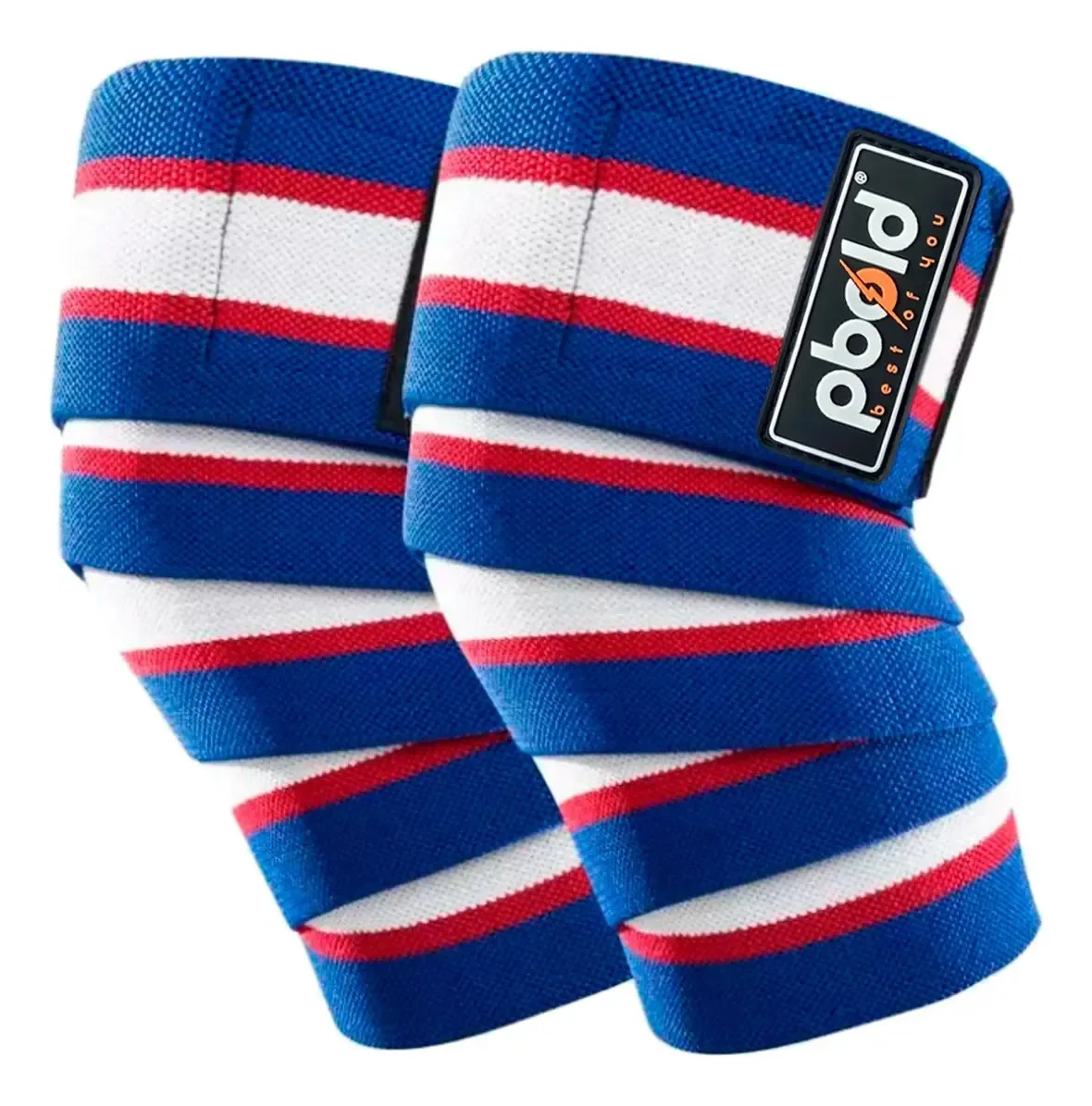 Bandagens de joelho Pbold Joelheiras Pbold Gym Weight Training cor azul marinho
