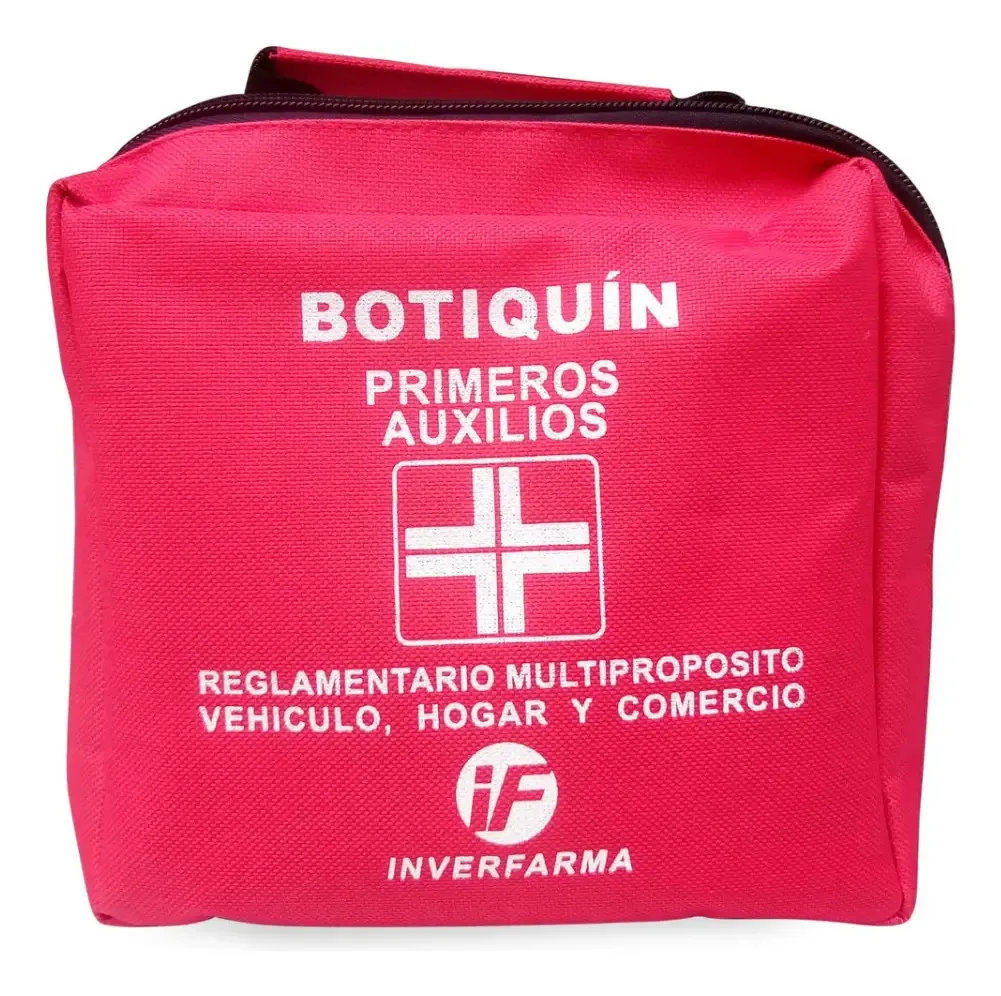 Kit Completo de Primeiros Socorros para Casa Veículo Trabalho Inverfarma