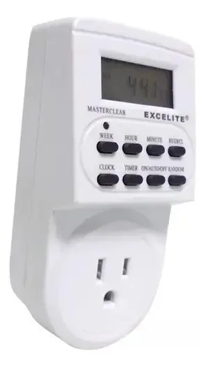 Programador de Temporizador Relógio Digital 220v 24h E&L Tem220v