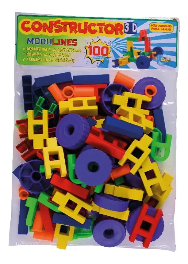 Conjunto de construção redondo armable Pt054 110 peças