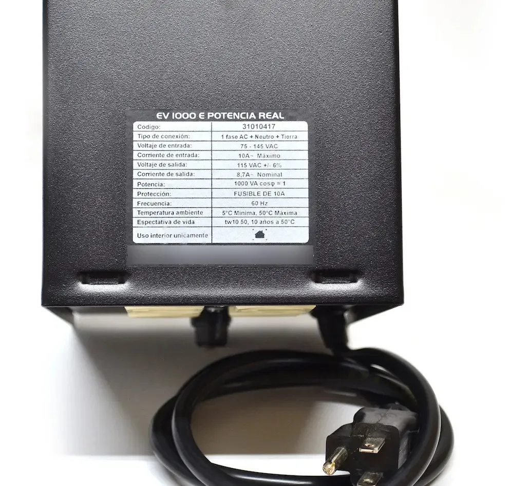 Estabilizador Magom 1000w com elevador para 110 Vac
