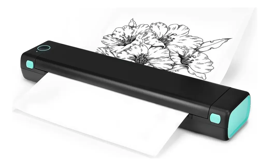 Impressora térmica Bluetooth recarregável portátil Type-c M08f cor preta