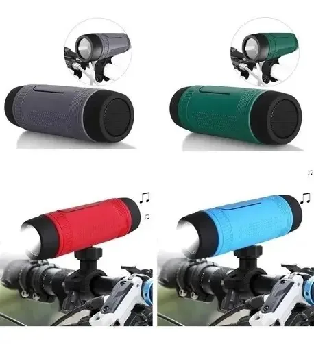 Alto-falante de bicicleta com lanterna Bluetooth Power Bank