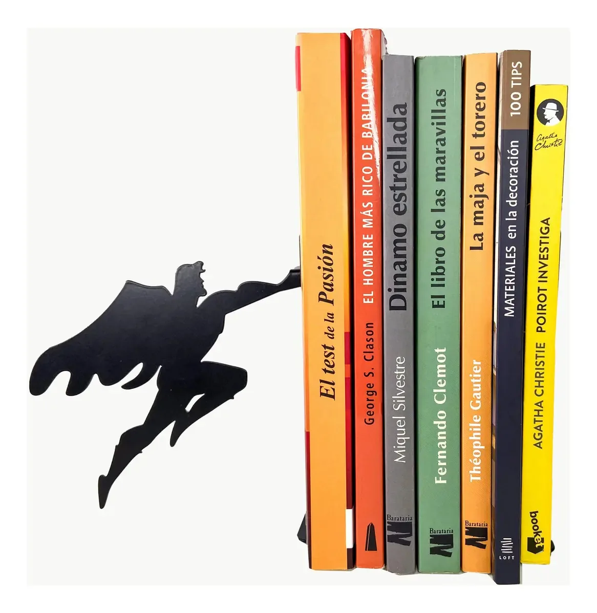 Suporte de livros Superman cor preto