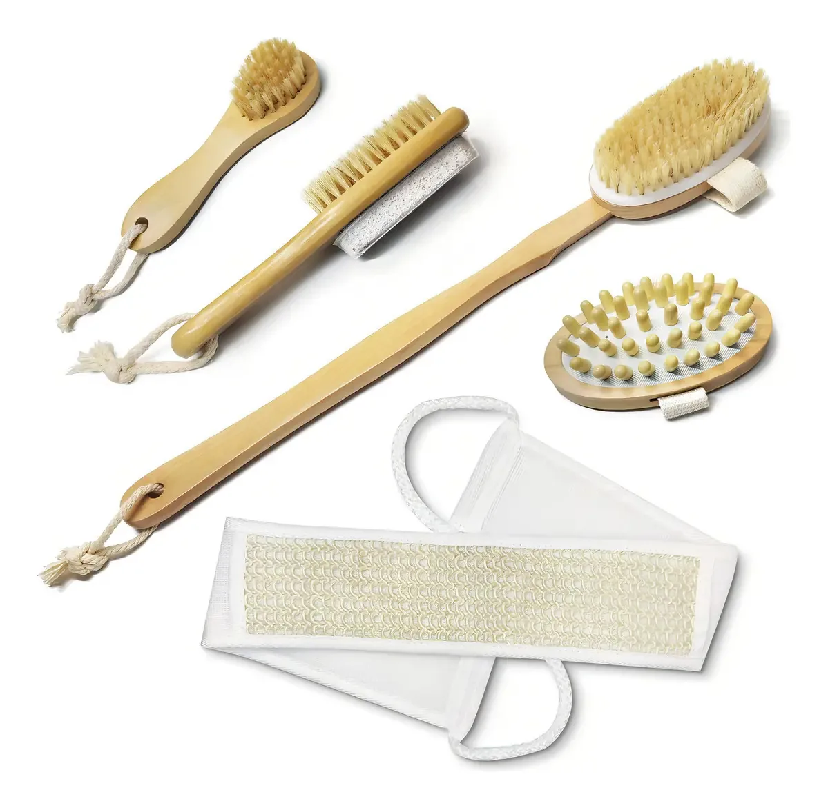 Conjunto de escovas corporais Yonoy: escova corporal Cerd