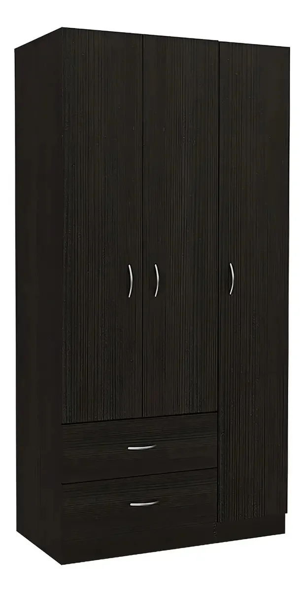 Armário Sidney Wengue Cor Preto