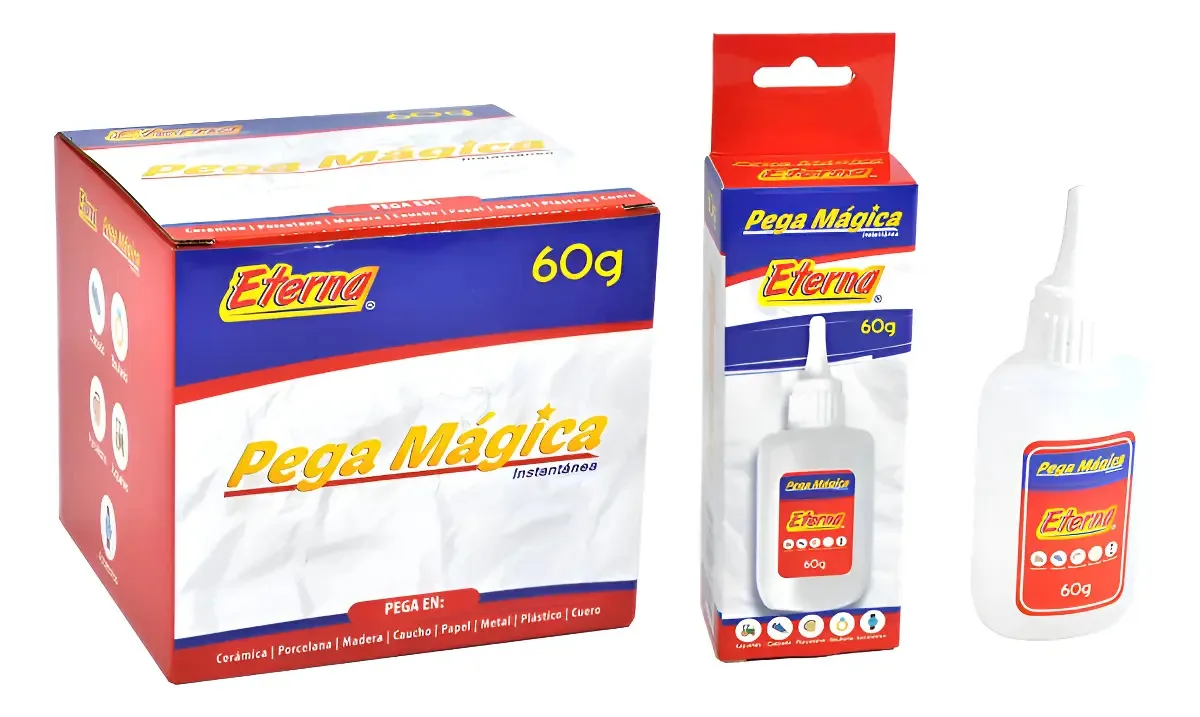 Cola Louca Líquida Mágica X60gr Vermelho