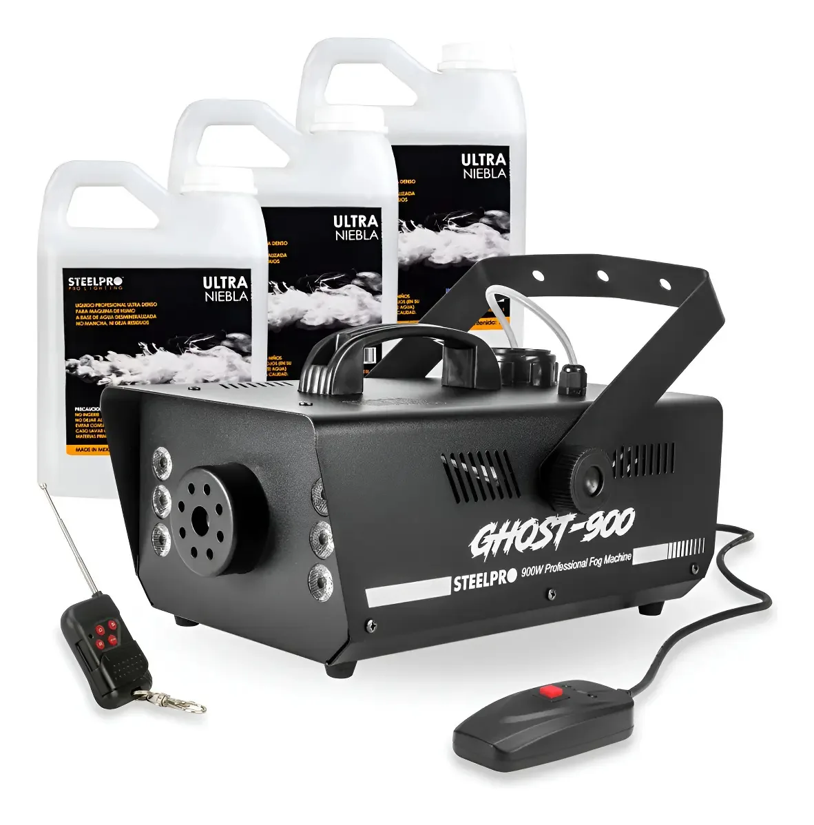 Máquina de fumaça preta Steelpro ML-GHOST9003X1L